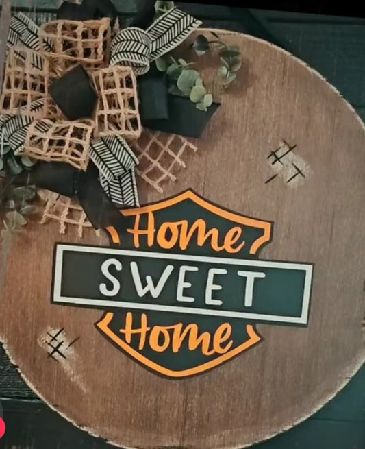 HD inspired Home sweet Home round